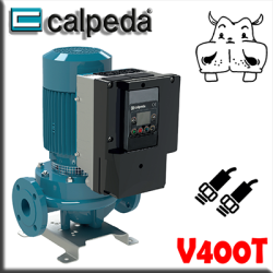 Calpeda - Pompe di circolazione circolatori acqua in-line trifase tecnologia inverter con trasduttore differenziale