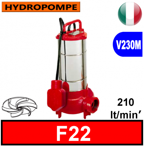 Hydropompe F22 - Submersible pumps for sewage water and waste water 2