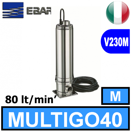 Ebara MULTIGO 40 Vertical multi-stage pump - AISI 304 2