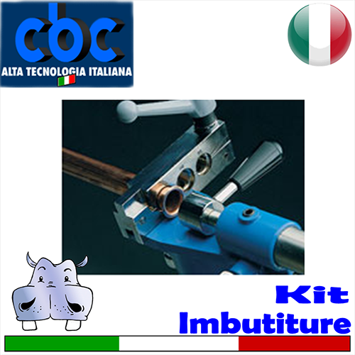 CBC - Curvatubi idraulica portatile OB.85S completa di kit per cartelle e imbutiture 2