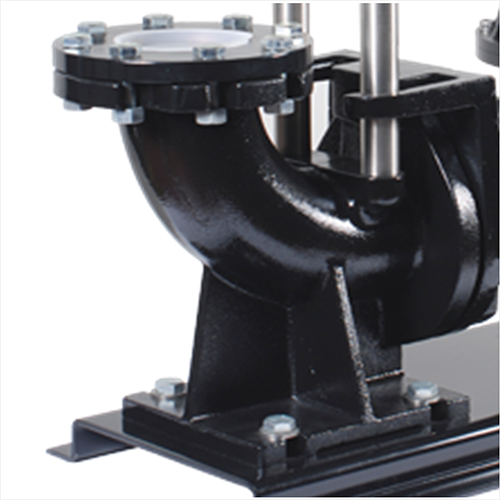 Lifting and lowering locking device for DN100 Lowara submersible pumps 2