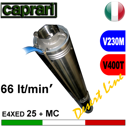 Caprari - E4XED25+MC Complete submersible pump 