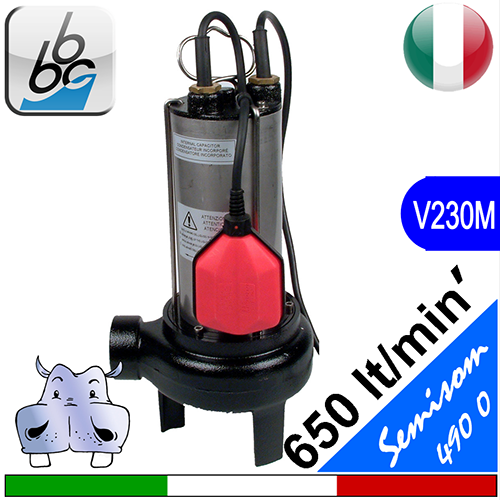 BBC - Semisom 490.0 sewage and drainage submersible pump for waste
