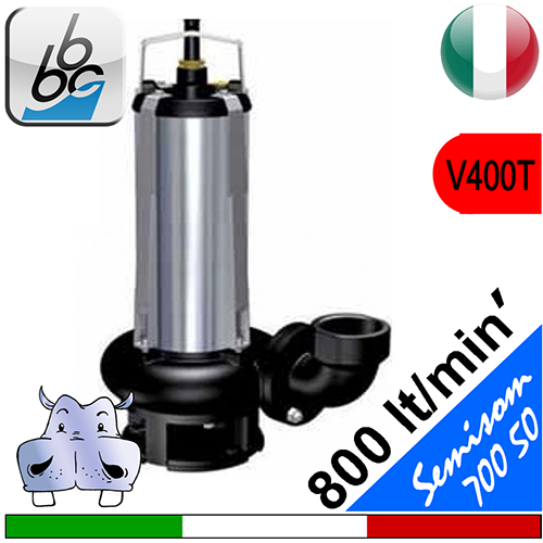 BBC Elettropompa sommersa per fognatura SEMISOM 700.50