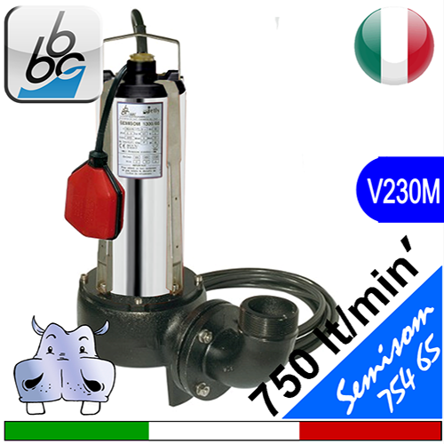 BBC - Semisom 754.65 sewage and drainage submersible pump