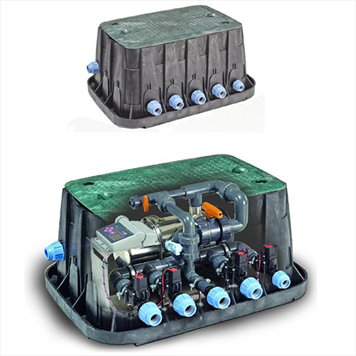 Steel Pumps - Centrale di irrigazione automatica  IRRIBOX con elettropompa autoadescante 2