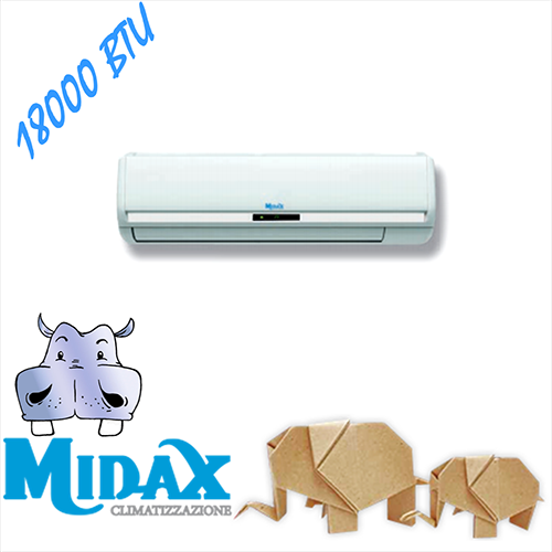 Condizionatore - climatizzatore aria inverter DC Midax (caldo-freddo) 18000BTU - modello 2014 2