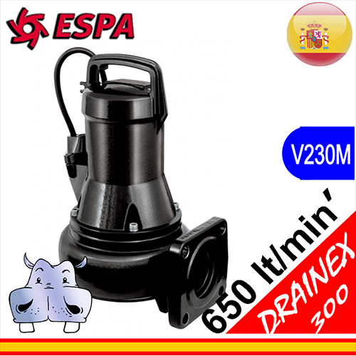 Espa - DRAINEX 300 submersible pump for waste water