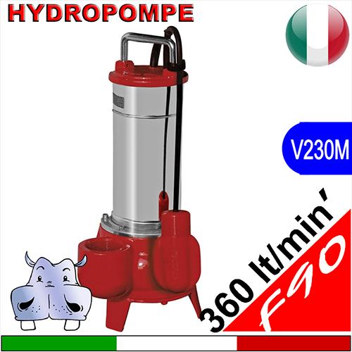 Hydropompe - F90 Submersible pumps for sewage water and waste water