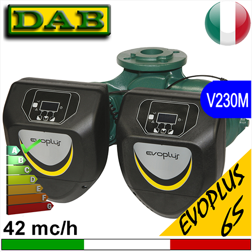 Circolatore gemellare elettronico Dab Evoplus D (doppio) DN65