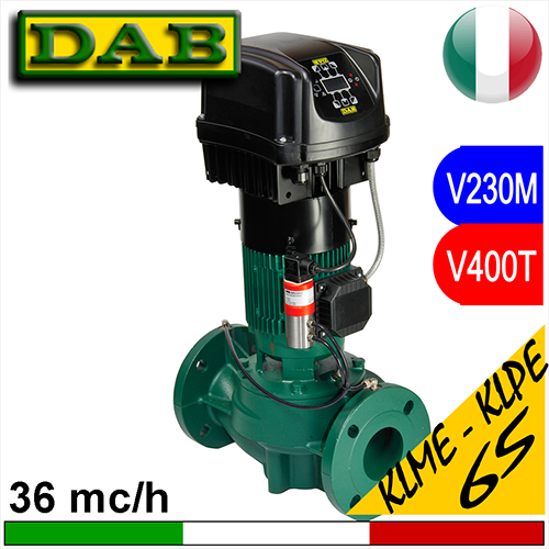 Pompa Circolatore elettronico in linea Dab KLME-KLPE DN65