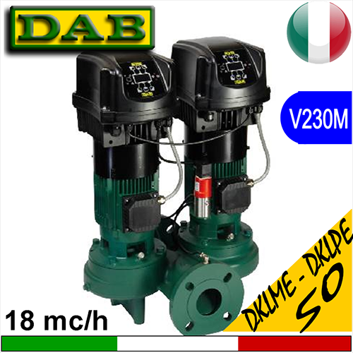 Pompa Circolatore elettronico in linea doppio gemellare Dab DKLME-DKLPE DN50