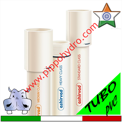 uPVC patented rigid piping for wells - Standard version