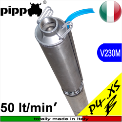 Pippo - P4.XS.B + 4OL - Complete submersible single-phase pump and  Dab 4-OL motor