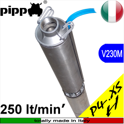 P4.XS.H Submersible pump + 4OL Dab motor - Single-phase pump 