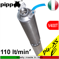 Pippo -  P4XSE Well submersible pump + 4OL Dab motor - Well complete three-phase pumps