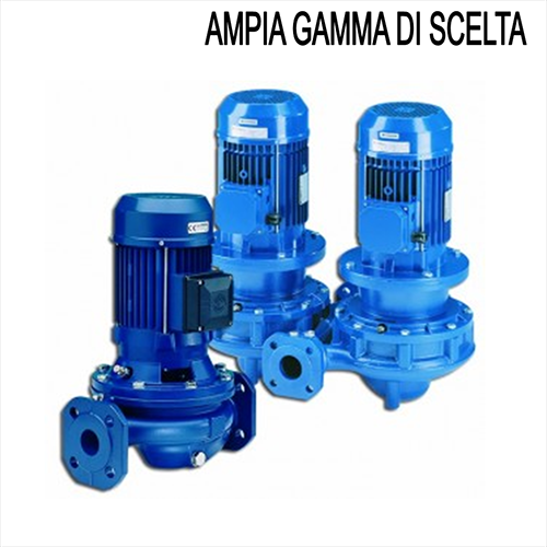 Elettropompa circolatore in-line Lowara LNEE flangiatura PN16 DN80 - alimentazione trifase 3