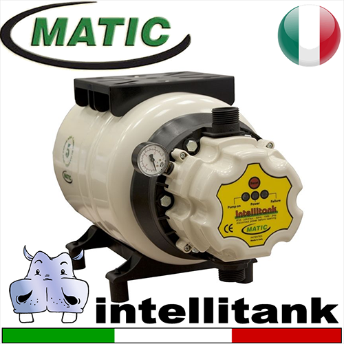 Matic Intellitank pressure switch -  Adjustable start pressure from 1Bar to 2,8Bar - 2Hp pump