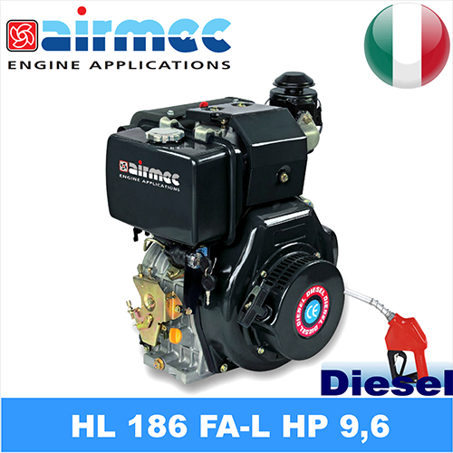Motore diesel HL186 FA-L HP 9,6
