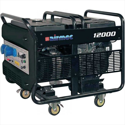 Electric gasoline generator Airmec LC12000 8,5KW 8500W Recoil or electric starter  3
