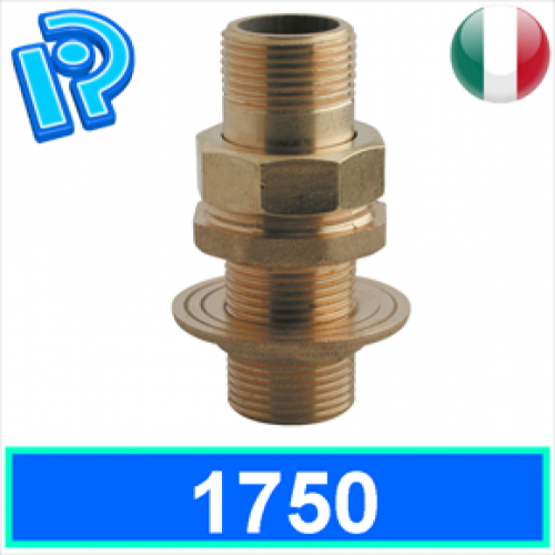 Raccordo cassone dritto 3 pz in ottone giallo