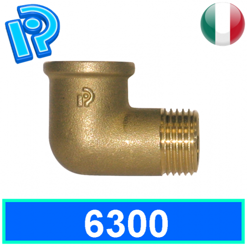 Gomito MF in ottone giallo