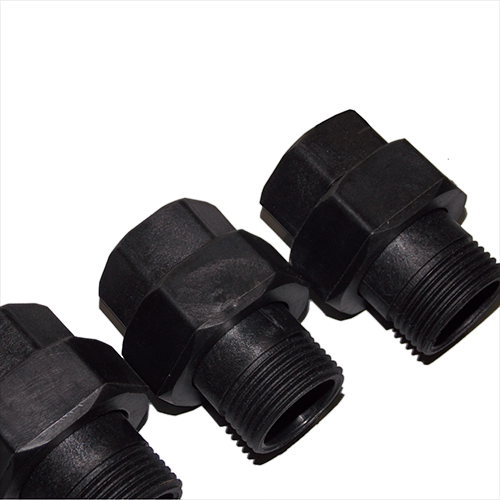 3-piece fitting O-ring seal in polyethylene  2