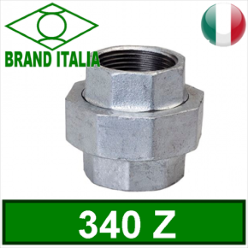 Bocchettone sede conica FF zincato