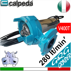 Calpeda - GQG grinder pump for wastewater - V400 Three-phase power supply