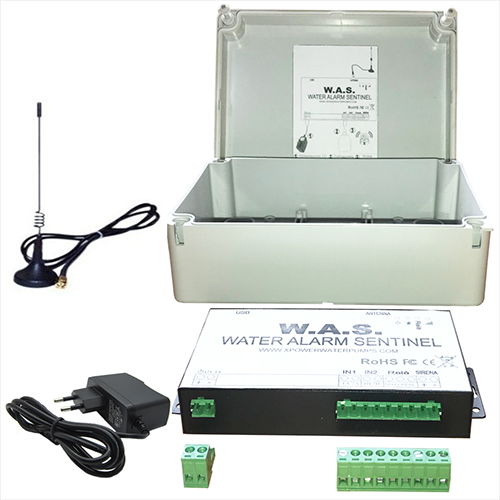 WAS Low voltage GSM level alarm with backup battery 3