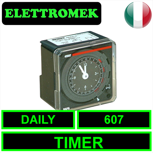 Kit Timer 72x72 per art. 607