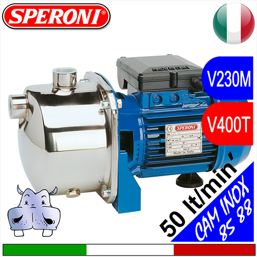 Speroni CAM 85 , CAM 88 , CA 88 Jet self-priming pumps