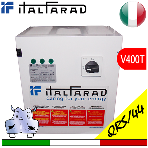 Quadro rifasatore fisso QRS44 potenze da 5Kvar a 60Kvar