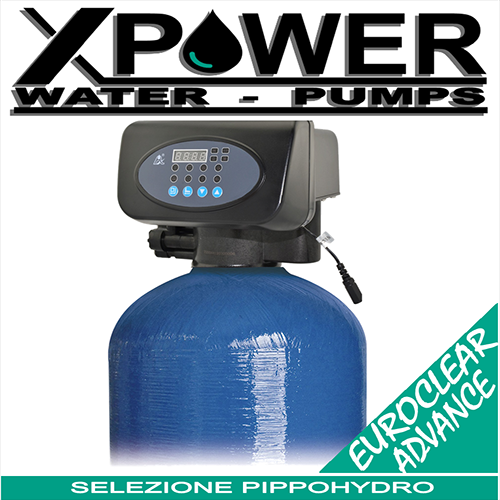 Abbattitore residenziale per acqua con valvola EUROCLEAR ADVANCE rimozione calcare, ferro, manganese ecc. 5