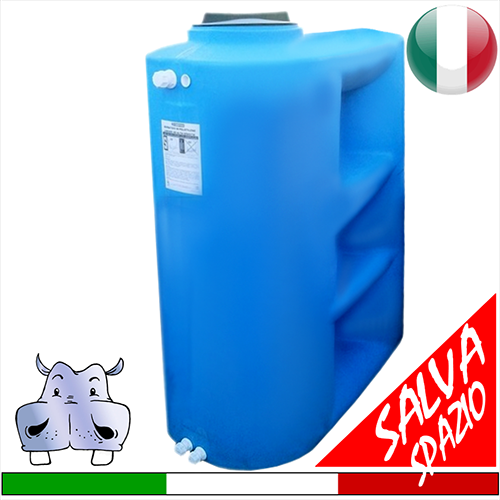 Serbatoi salvaspazio in polietilene per acqua potabile - capienza 750 litri