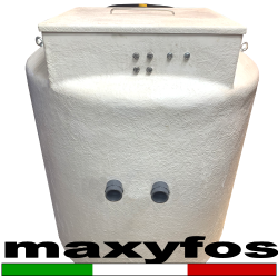 XP WATER TECHNOLOGY - Stazione di sollevamento MAXYFOS 1000 - MULTI - SL - VNR per acque nere completa di kit slitte - valvole antiriflusso - galleggianti speciali - predisposta per due pompe sommerse senza galleggiante