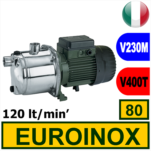 Dab Euro 80 Centrifugal multistage water pumps, silent running