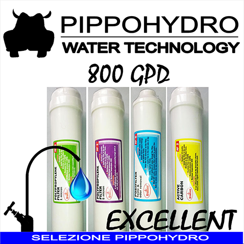 Consumabili cartucce filtro ricambio annuale depuratore  XP EXCELLENT 800GPD 2
