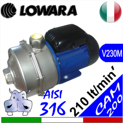 Lowara Elettropompe Bigiranti inox serie N CAM200.33 316 CAM200.35 316