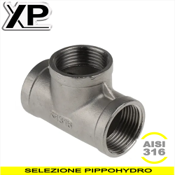 T in acciaio inox