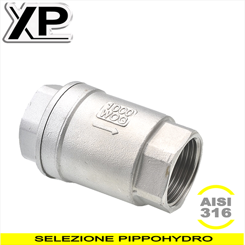 Valvola di ritegno - non ritorno in acciaio inox