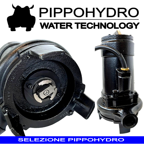 Piranha K250:550 - Elettropompa sommersa trituratrice trifase per fognature acque nere e luride 3