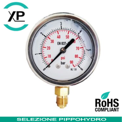 Glycerine Filled Pressure Gauges -  10 bar 11 bar 12 bar 25 bar