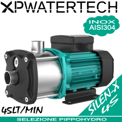 X - Power Silen X 65 - Multistage silent pump in stainless steel - 65 liters