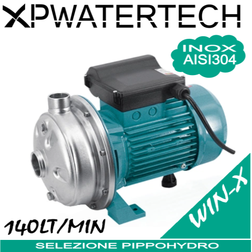 WIN-X - Elettropompa centrifuga monogirante con idraulica realizzata in acciaio inox AISI304