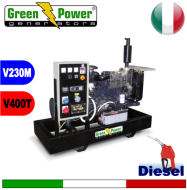 Generatore Gruppo Elettrogeno diesel GP165 - 150KVA Trifase - Aperto - avviamento elettrico