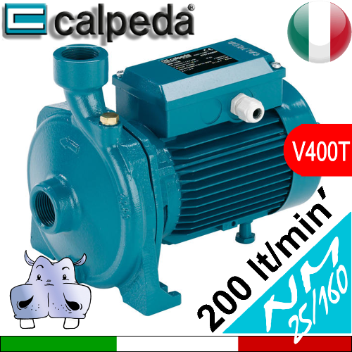 Elettropompe Monogirante Calpeda NM25 160 Alimentazione elettrica trifase 400Vac