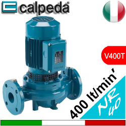 Elettropompa circolatore in-line Calpeda NR40 flangiatura DN40 - Alimentazione elettrica V400 Trifase