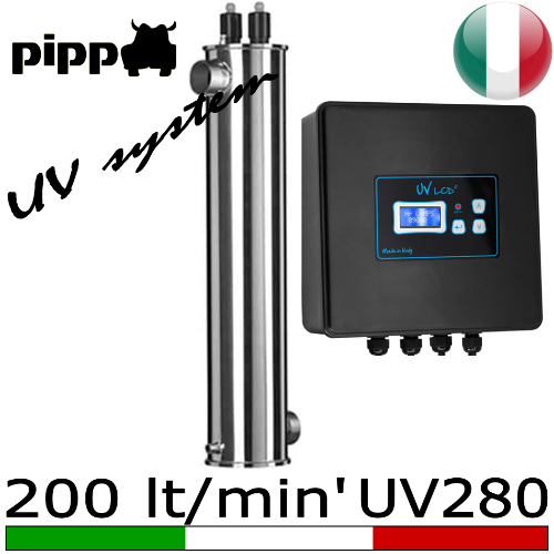 Debatterizzatori acqua potabile raggi UV - serie 280 80x2 doppia lampada 2