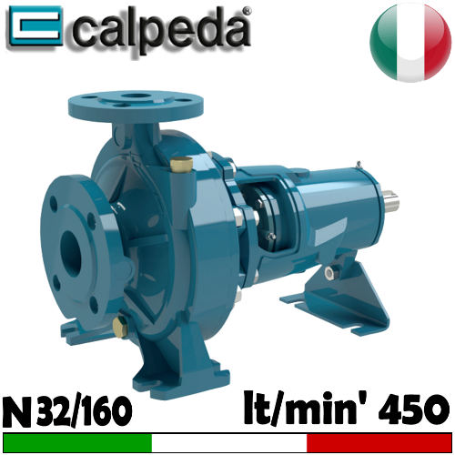Calpeda Pompa sciolta base giunto 2 POLI 2800 giri min. serie N32-160